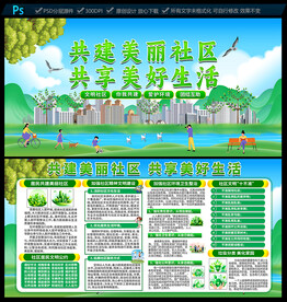 社区展板