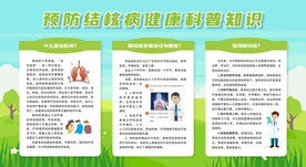 预防防治肺结核宣传栏