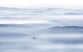 新中式山水墙画