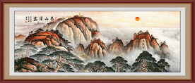 五岳独尊泰山日出