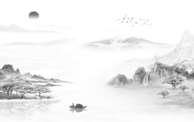 最新灰色山水 TiF分层