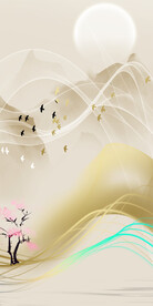 新传 简约新玄关画 Tif分层