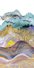 高清 现代新玄关画 TiF分层