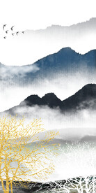 别墅 大气新玄关画 TiF分层