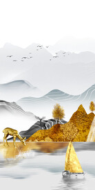 最新 大气新玄关画 TiF分层