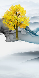 淡雅 新清晰玄关画 Tif分层