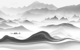 新传 灰色高档山水 TiF分层