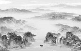 新款 灰色高档山水 TiF分层