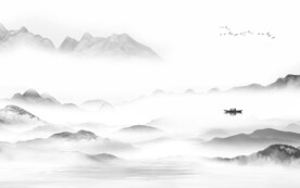 最新 现代简约山水 TiF分层