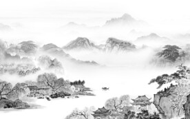 大气 高端灰色山水 tiF分层