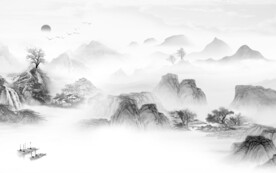 新款 简约高清山水 TIF分层