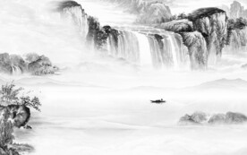 最新 灰色新山水画 TiF分层