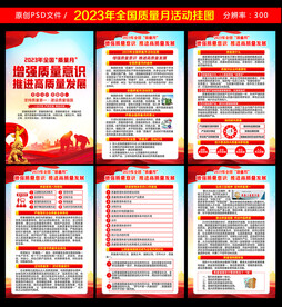 全国质量月挂图