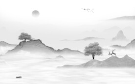 高雅 奢雅灰色山水 TiF分层