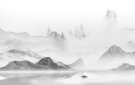 新款 中式最新山水 TiF分层