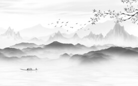 高档 中式最新山水 TiF分层