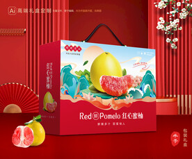柚子包装 蜜柚礼盒