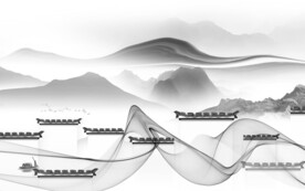 高雅 简约灰色山水 TiF分层