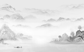 素雅 最新灰色山水 TiF分层