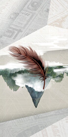 羽毛 北欧高档玄关 TiF分层