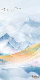 大气 玄关中式新画 TiF分层