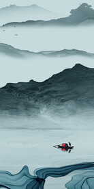 高雅 中式新玄关画 Tif分层