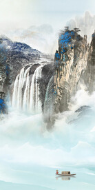 大气 简约新玄关画 tif分层