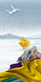 高雅 新传玄关框画 Tif分层