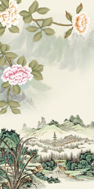 古风 大气轻奢玄关