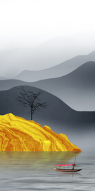 意境 大气轻奢玄关 Tif分层