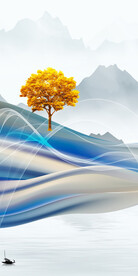 轻奢 中式清晰玄关 Tif分层