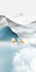 新款 玄关新高档画 TiF分层