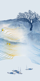 极简 玄关中式新画 Tif分层