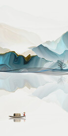 简约 玄关中式新画 Tif分层