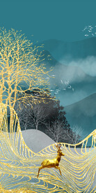 大气 玄关极简新画 Tif分层