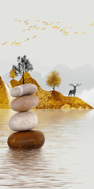 意境 简奢玄关新图 TiF分层