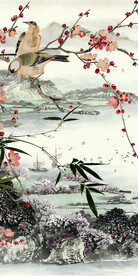 极简 中式高档玄关 Tif分层