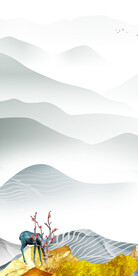 高雅 中式高档玄关 Tif分层