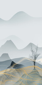 高清 中式高档玄关 Tif分层