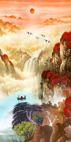 高档 简奢大气玄关 tif分层