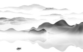 大气 灰色新品山水 TiF分层