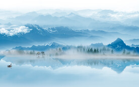 简约 简奢中式山水 TiF分层