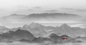 淡雅 中式新品山水 TiF分层