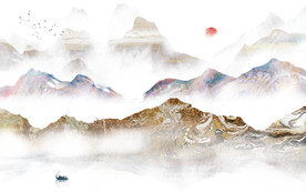 大气 中式高清山水 Tif分层