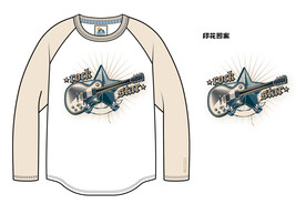 卫衣设计 复古风电吉他图案印花