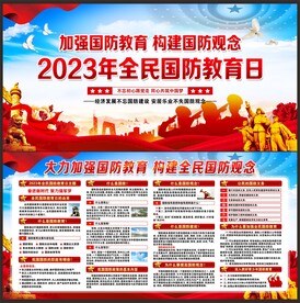 国防教育宣传栏