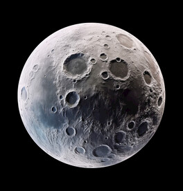 月球表面灯箱素材