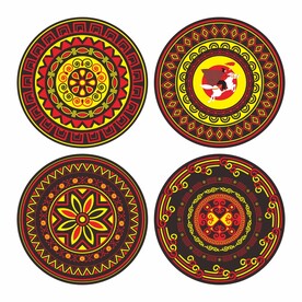 彝族花边 彝族元素