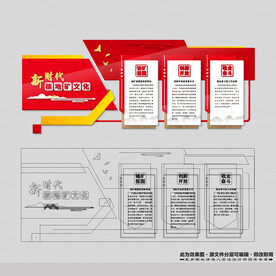 新时代核地矿文化墙