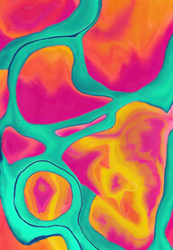 炫彩抽象装饰画